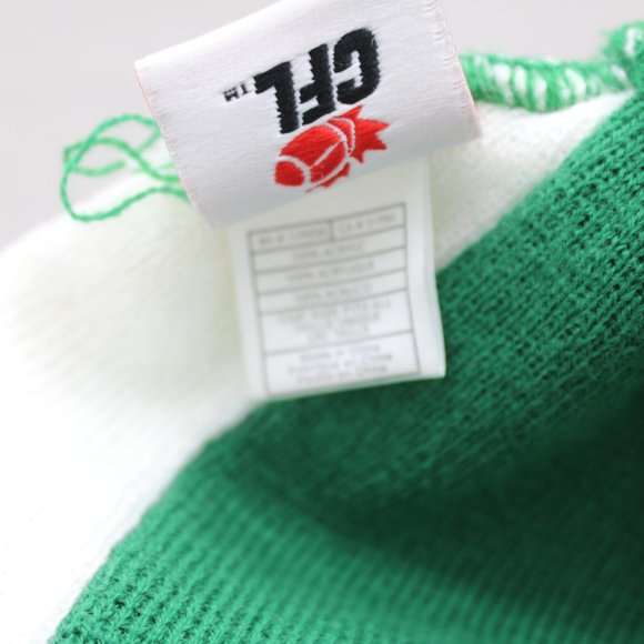 Saskatchewan Roughriders Beanie - 3 Striper with Logo - Adult Stretch Fit - Picture 8 of 8